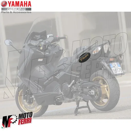 MF1434 Adesivo Scritta Bronzo Carena Posteriore Originale Yamaha TMax 2001/2021