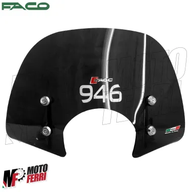 MF6535 Cupolino Fume' Sport Faco per Piaggio Vespa 946 mod 2013 / 2024