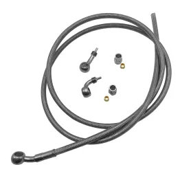 MF0247 Tubo Treccia Freno Disco Anteriore + Raccordi VMC Vespa Small Large Frame