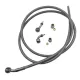 MF0247 Tubo Treccia Freno Disco Anteriore + Raccordi VMC Vespa Small Large Frame