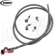 MF0247 Tubo Treccia Freno Disco Anteriore + Raccordi VMC Vespa Small Large Frame
