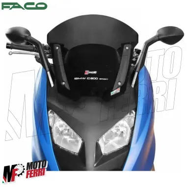MF6538 Cupolino Fume' Sport Faco per BMW C600 / C650 mod 2012 2013 2014 2015