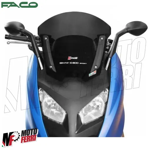 MF6538 Cupolino Fume' Sport Faco per BMW C600 / C650 mod 2012 2013 2014 2015