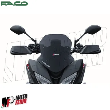 MF6539 Cupolino Parabrezza FACO Fume' per Yamaha Tracer 900 mod 2018 2019 2020