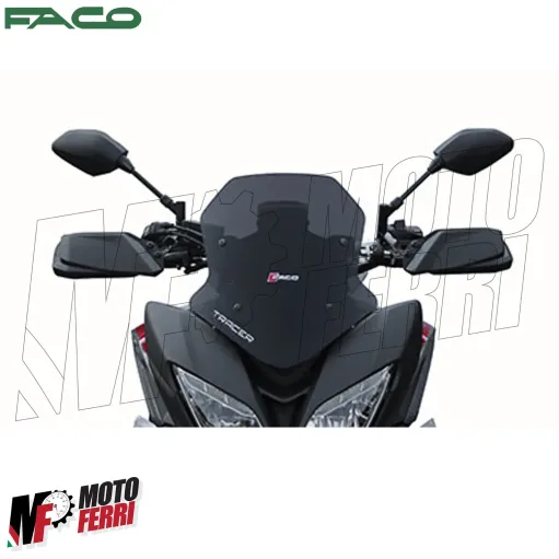 MF6539 Cupolino Parabrezza FACO Fume' per Yamaha Tracer 900 mod 2018 2019 2020