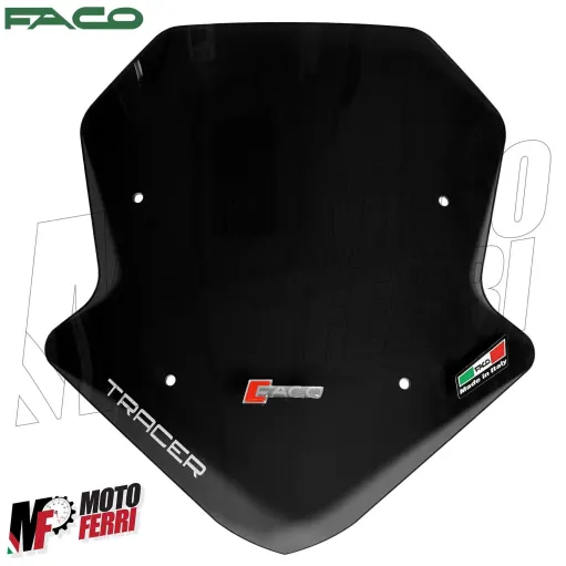 MF6539 Cupolino Parabrezza FACO Fume' per Yamaha Tracer 900 mod 2018 2019 2020