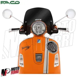 MF6541 Parabrezza Cupolino Fume' Faco per Vespa GTS 125 250 300 mod 2005 / 2018 2