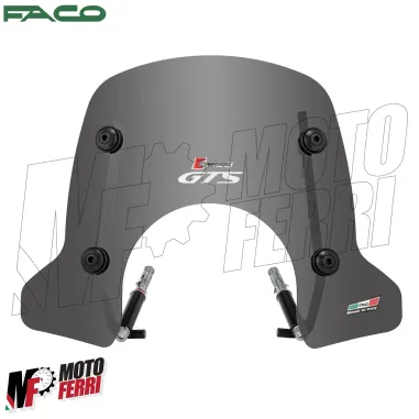 MF6541 Parabrezza Cupolino Fume' Faco per Vespa GTS 125 250 300 mod 2005 / 2018
