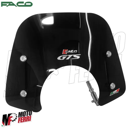 MF6542 Cupolino Fume' Sport Faco per Vespa GTS 125 250 300 mod 2005 / 2018