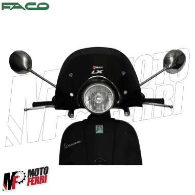 MF6543 Cupolino Fume' Sport Faco per Vespa LX 50 125 150 mod 2005 / 2014
