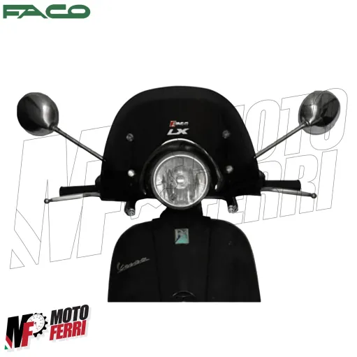 MF6543 Cupolino Fume' Sport Faco per Vespa LX 50 125 150 mod 2005 / 2014