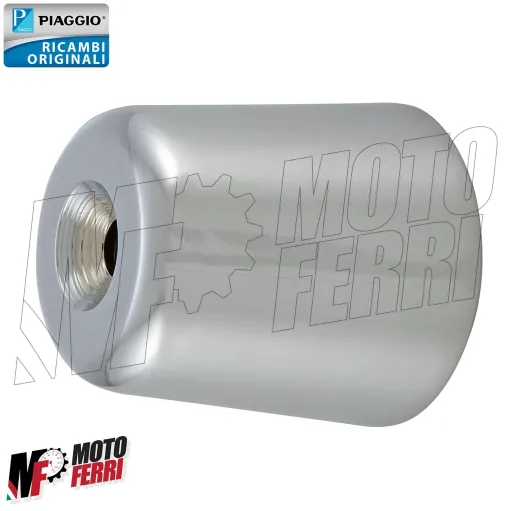 MF6544 Terminale Cromato Originale Piaggio Beverly 125 300 mod 2010 / 2015
