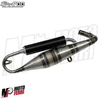 MF6519 - Marmitta Scarico Stage6 R1200 Race per NRG Power Runner ZIP MC2 MC3 DD