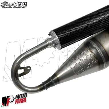 MF6519 - Marmitta Scarico Stage6 R1200 Race per NRG Power Runner ZIP MC2 MC3 DD