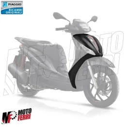 MF6551 Carena Scudo Anteriore Nero Opaco Piaggio Medley 125 150 200 (2020/2025) 2