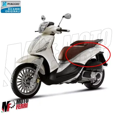 MF5271 Carena Posteriore Sinistra Bianco Perla Piaggio Beverly 125 300 2010/2016