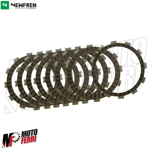 MF6553 Kit 8 Dischi Frizione Newfren Honda CRF250R 2008/2021 - CRF250X 2004/2017