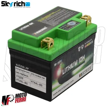 MF6557  Batteria Litio 12V Skyrich Leggera Ricambio YTZ5S / YTX5L-BS / YTX4L-BS