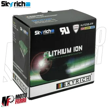 MF6557  Batteria Litio 12V Skyrich Leggera Ricambio YTZ5S / YTX5L-BS / YTX4L-BS