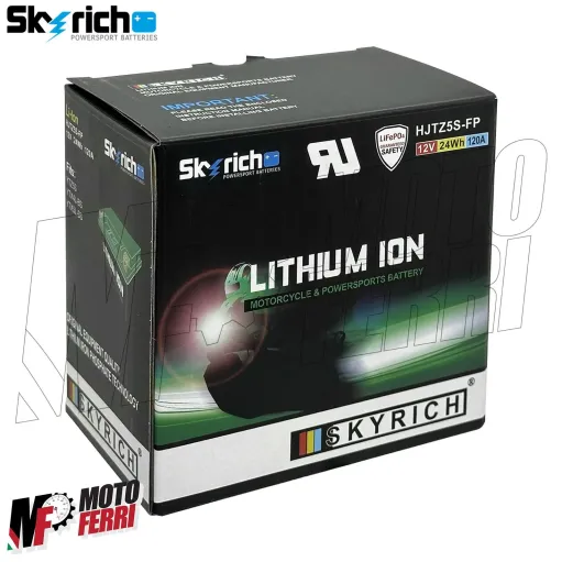 MF6557  Batteria Litio 12V Skyrich Leggera Ricambio YTZ5S / YTX5L-BS / YTX4L-BS
