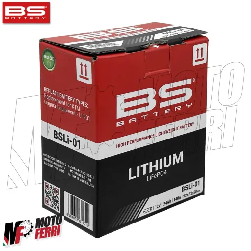 MF6558 - Batteria Litio BSLi-01 12V BS Battery Leggera Potente per KTM Honda