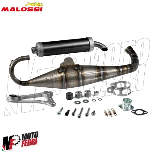 MF6564 Marmitta Malossi Scooter Racing Team 2 Minarelli Orizzontale Aerox F12 SR