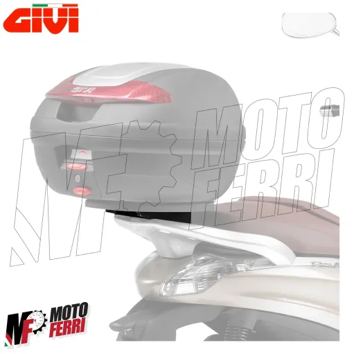 MF6569 Attacco per Piastra Bauletto Monolock Givi Beverly 125 300 350 2010/2020