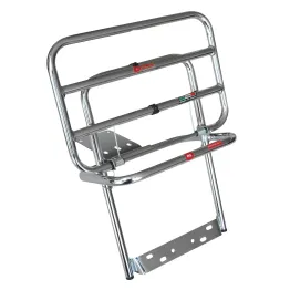 MF6576 Portapacchi Posteriore Cromato Faco Vespa PX 125 150 200 Arcobaleno Disco