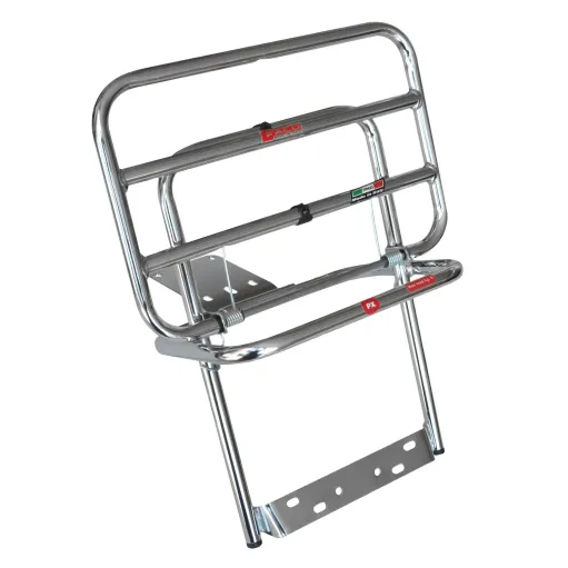 MF6576 Portapacchi Posteriore Cromato Faco Vespa PX 125 150 200 Arcobaleno Disco