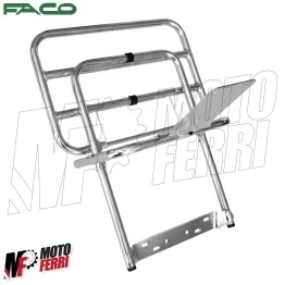 MF6576 Portapacchi Posteriore Cromato Faco Vespa PX 125 150 200 Arcobaleno Disco 2