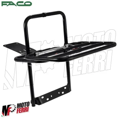 MF6577 Portapacchi Posteriore Nero Faco Vespa PX 125 150 200 Arcobaleno Disco