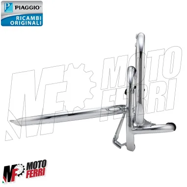 MF2033 Portapacchi Posteriore Cromo Originale Vespa GTS 125 250 300 (2005/2024)