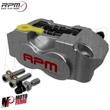 MF4392 - Pinza Freno CNC Radiale RPM Racing Interasse 82mm Scooter Moto Pitbike