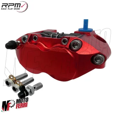 MF4391 - Pinza Freno CNC Radiale RPM Racing Interasse 82mm Scooter Moto Pitbike