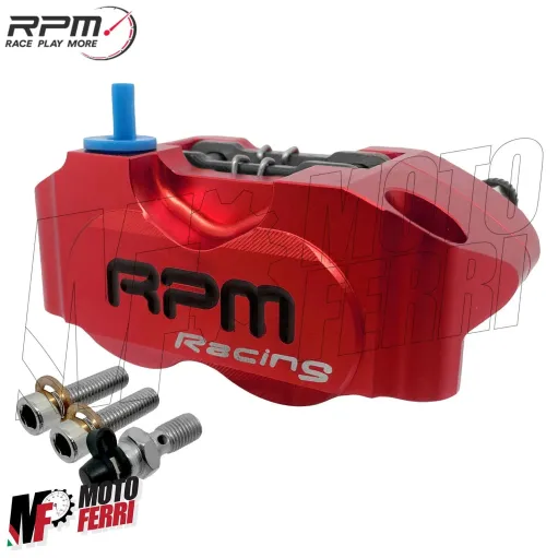 MF4391 - Pinza Freno CNC Radiale RPM Racing Interasse 82mm Scooter Moto Pitbike