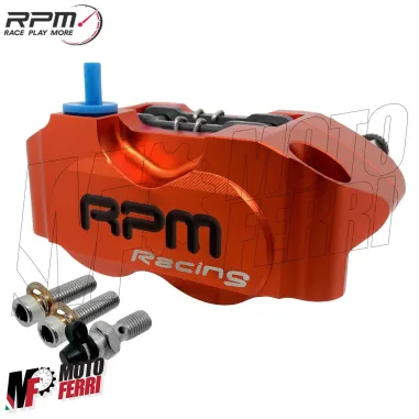 MF4390 - Pinza Freno CNC Radiale RPM Racing Interasse 82mm Scooter Moto Pitbike