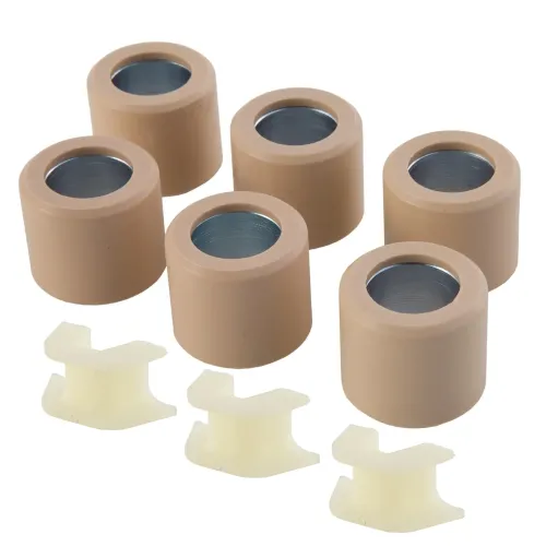 MF6593 Kit 6 Rulli Gr 28,4 + Cursori Originale Piaggio Beverly Gilera Nexus 500