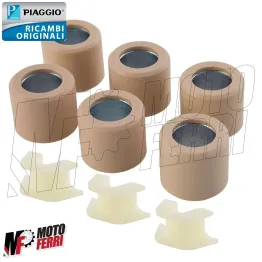 MF6593 - Kit 6 Rulli Gr 28,4 + Cursori Originale Aprilia Scarabeo / Atlantic 500 2