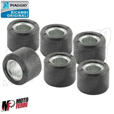 MF6596 Kit 6 Rulli Gr 16 Originale Vespa Primavera / Sprint 125 iGet 2013-2020