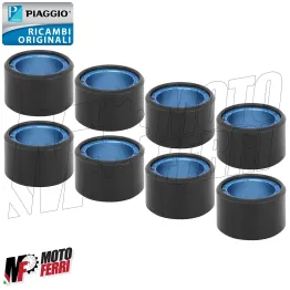 MF6598 Kit 8 Rulli 25x16 Gr 17,9 Originale Piaggio Beverly 400 HPE mod 2021/2024 2