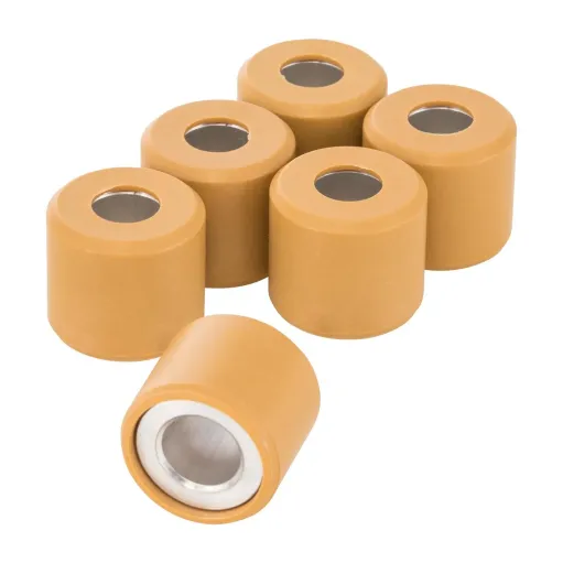 MF6599 - Kit 6 Rulli 19x17 Gr 7,4 Originale Piaggio Beverly 125 mod 2001/2015