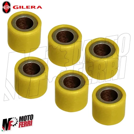 MF6610 Kit 6 Rulli 20x17 Grammi 15,5 Originale Gilera Runner FX FXR 125 180 2T