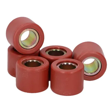 MF6612 Kit 6 Rulli 19x15,5 Gr 9,3 Originale Piaggio Liberty MOC 50 4T 2009/2016