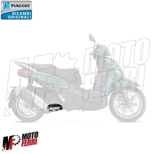 MF6614 Protezione Collettore Marmitta Originale Piaggio Beverly 300 HPE (21/24)