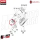 MF6618 Guarnizione Collettore Marmitta Originale Aprilia SRV 850 / Gilera GP800