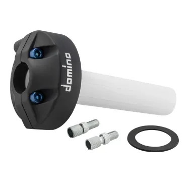 MF6622 Comando Gas Rapido Domino 2 Cavi per Moto Bicilindrico Doppio Carburatore