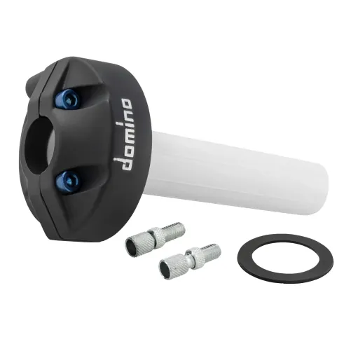 MF6622 Comando Gas Rapido Domino 2 Cavi per Moto Bicilindrico Doppio Carburatore