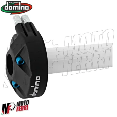MF6622 Comando Gas Rapido Domino 2 Cavi per Moto Bicilindrico Doppio Carburatore