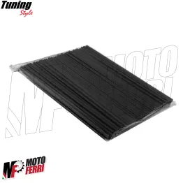 MF6638 Kit 72 Copriraggi Copri Raggi Ruote Nero Moto Enduro Cross Motard Bici 2