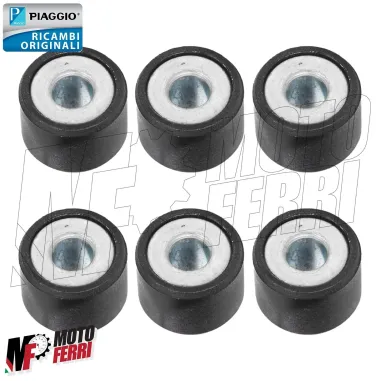 MF6648 Kit 6 Rulli 19x17 Grammi 8,2 Originale Piaggio Medley 125 150 (2020/2024)